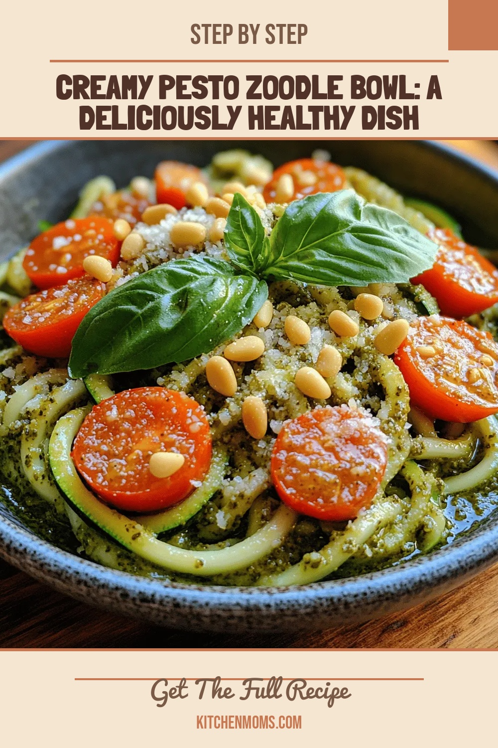Creamy Pesto Zoodle Bowl: A Deliciously Healthy Dish