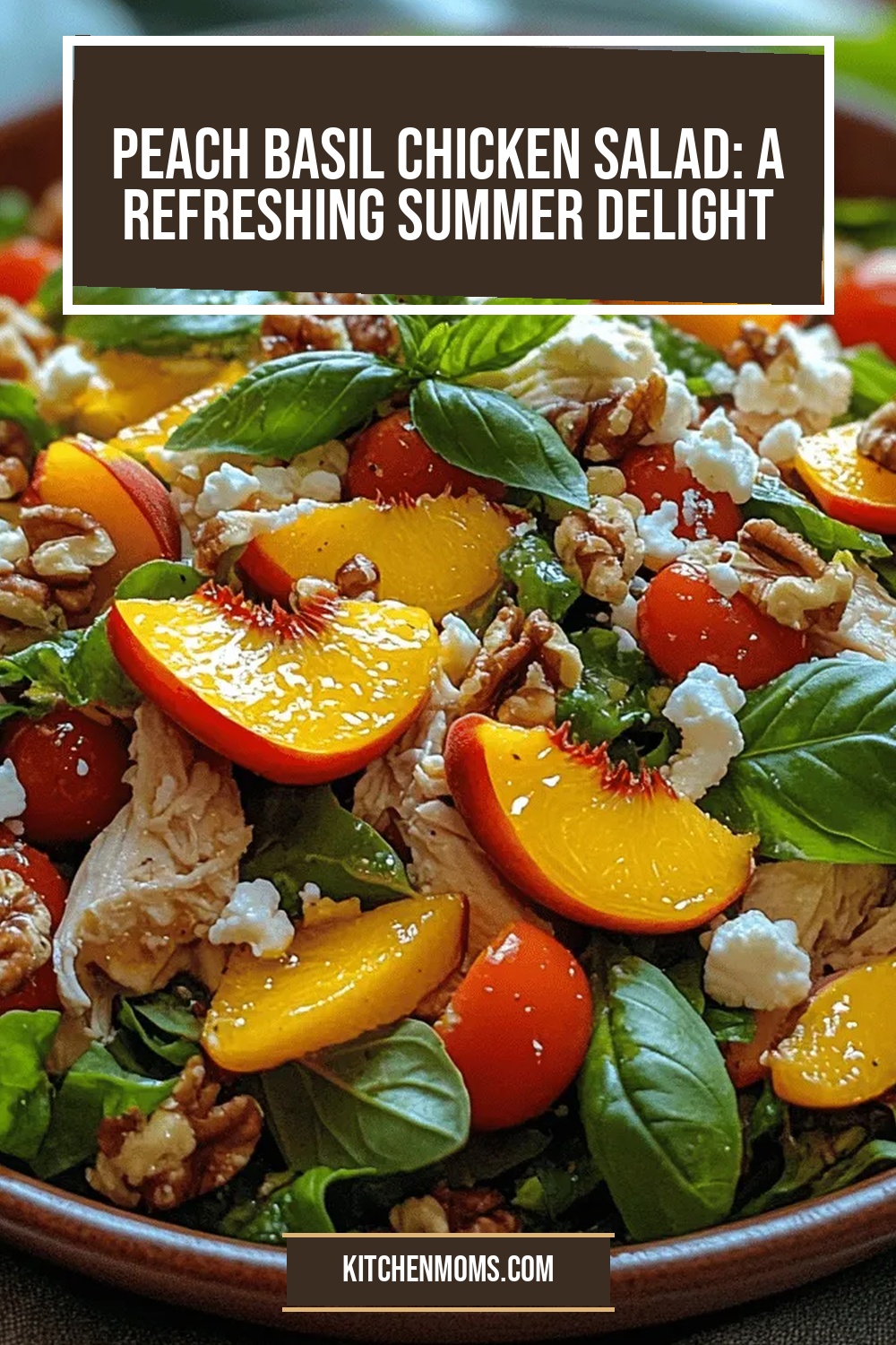 Peach Basil Chicken Salad: A Refreshing Summer Delight