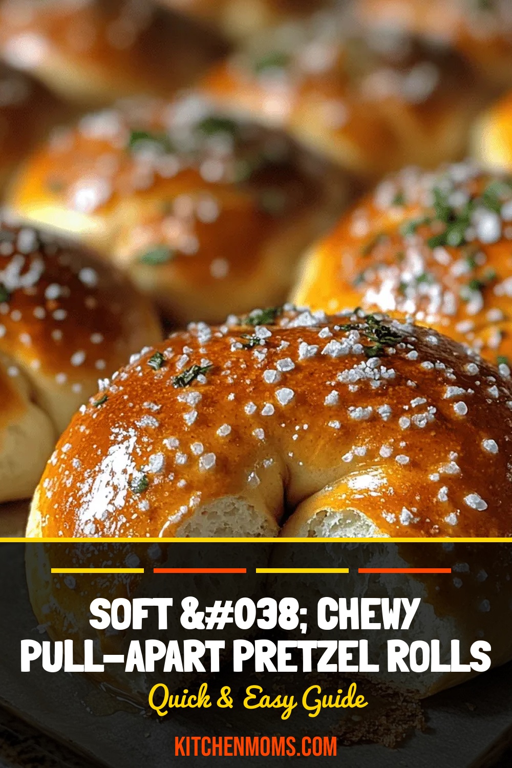 Soft & Chewy Pull-Apart Pretzel Rolls
