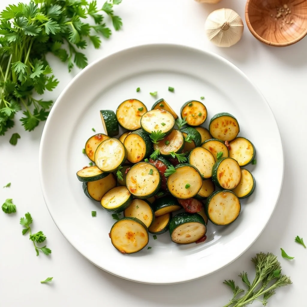 Zesty Garlic Herb Sautéed Zucchini Recipe