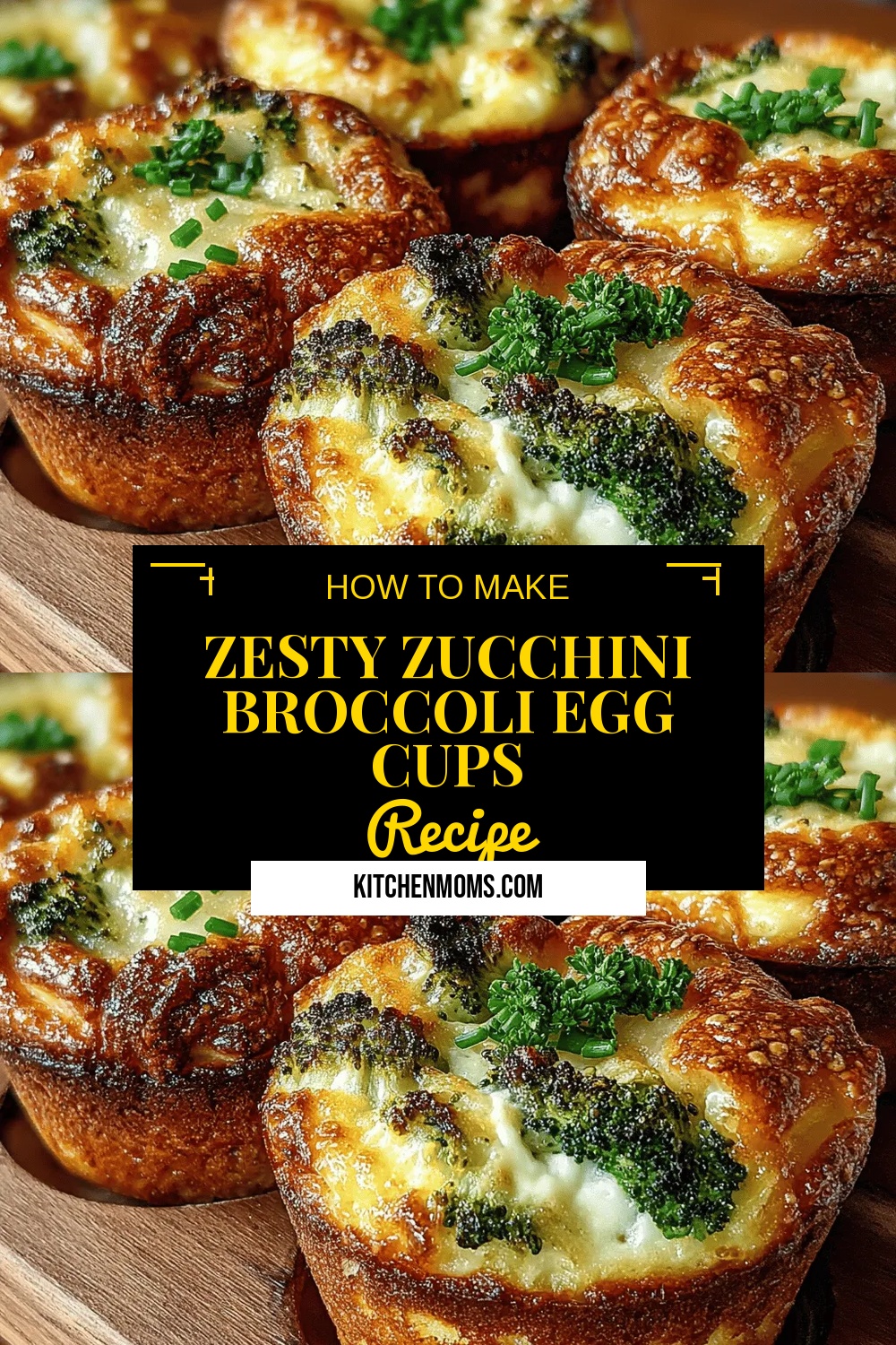 Zesty Zucchini Broccoli Egg Cups