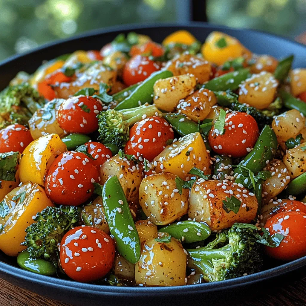 Vibrant Summer Garden Vegetable Stir-Fry