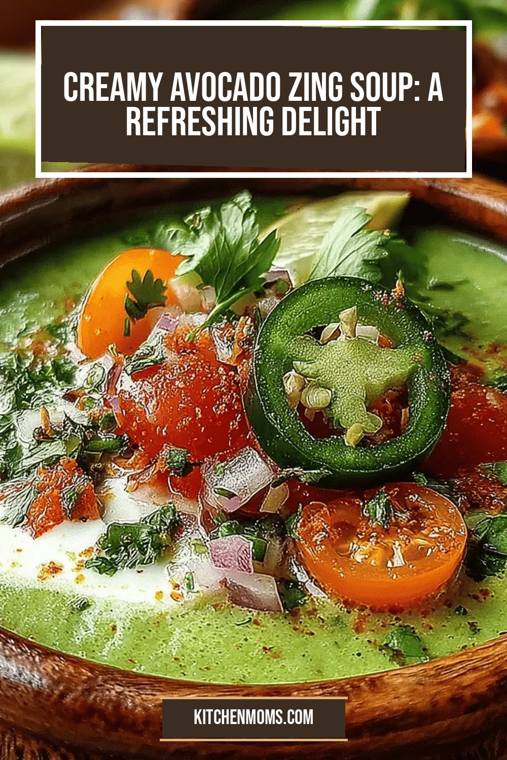 Creamy Avocado Zing Soup: A Refreshing Delight
