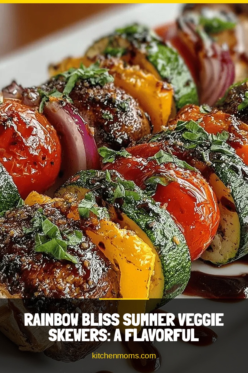 Rainbow Bliss Summer Veggie Skewers: A Flavorful Celebration of Seasonal Vegetables