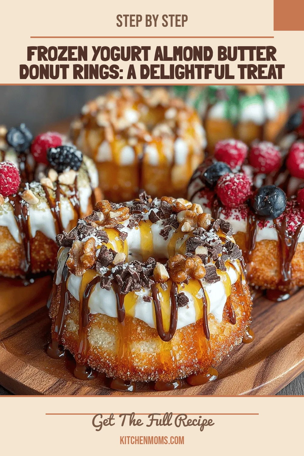 Frozen Yogurt Almond Butter Donut Rings: A Delightful Treat