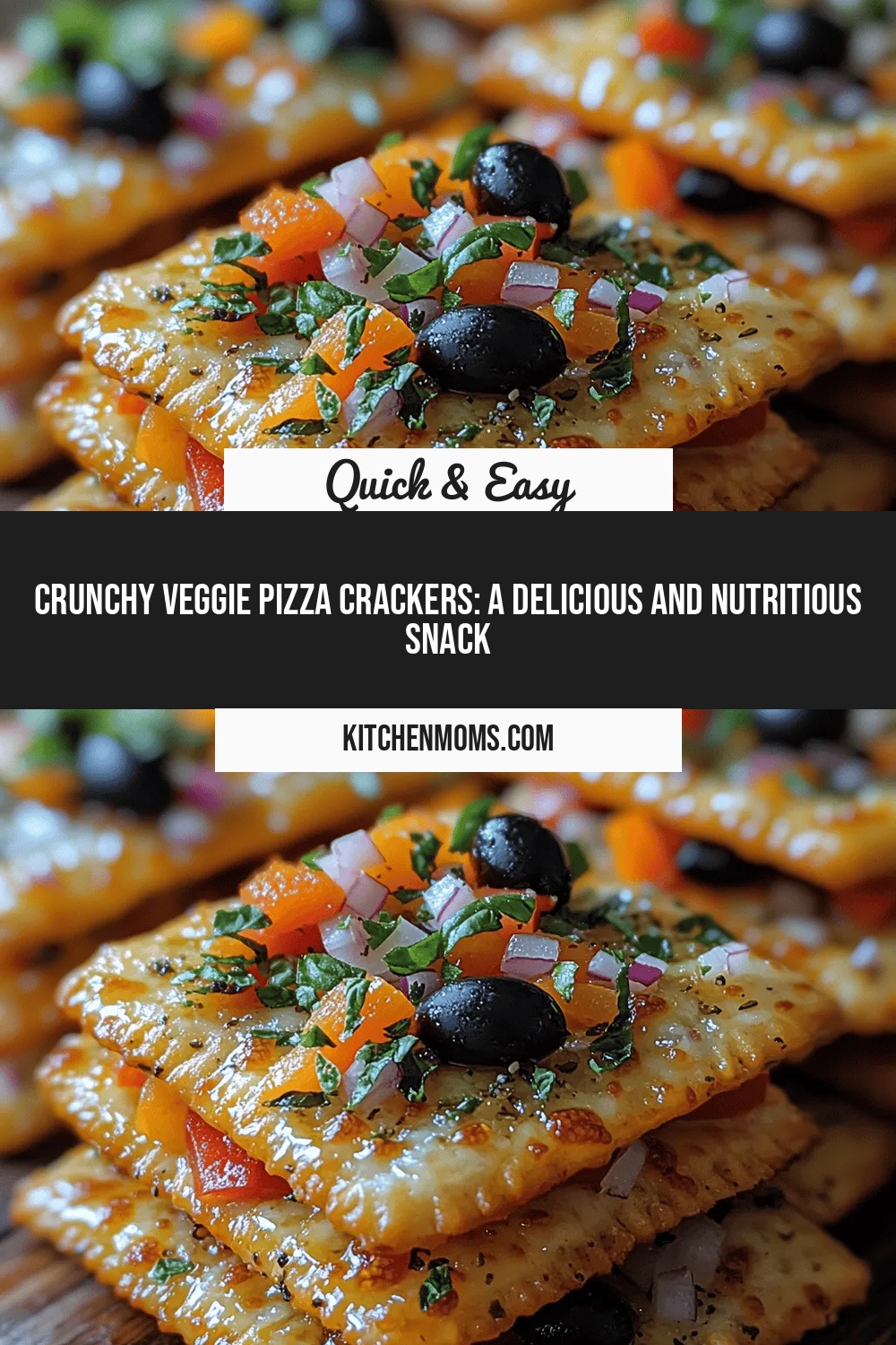 Crunchy Veggie Pizza Crackers: A Delicious and Nutritious Snack