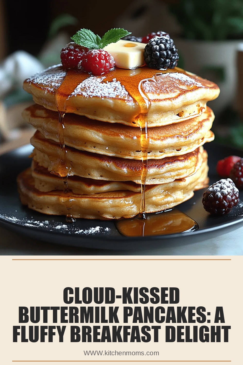 Cloud-Kissed Buttermilk Pancakes: A Fluffy Breakfast Delight