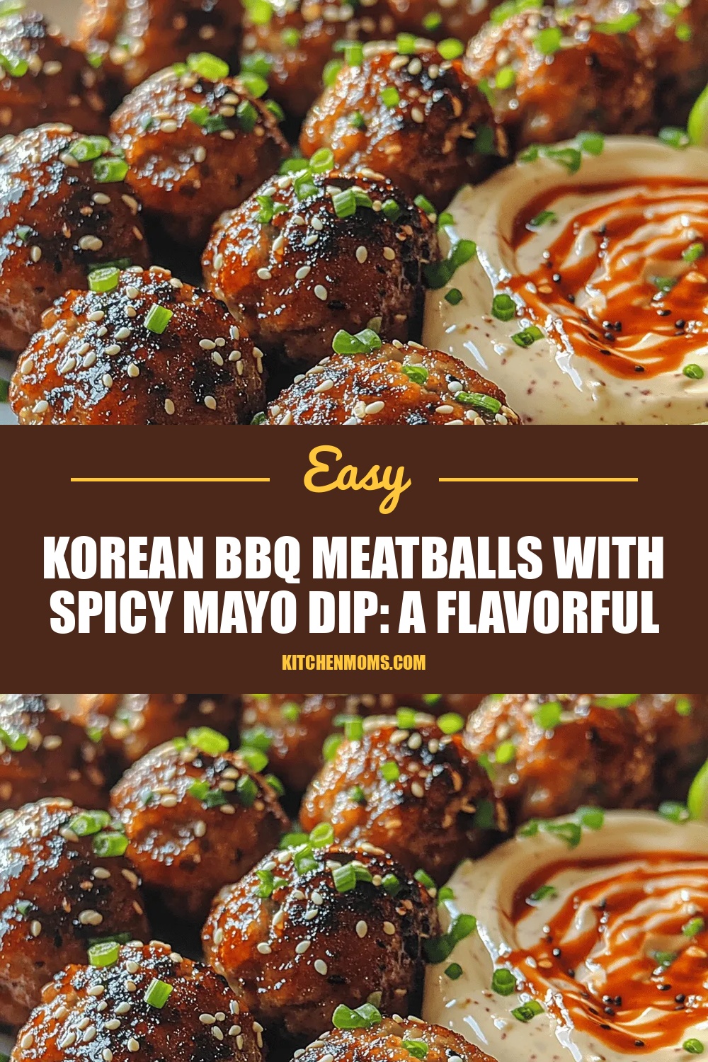 Korean BBQ Meatballs with Spicy Mayo Dip: A Flavorful Fusion Delight