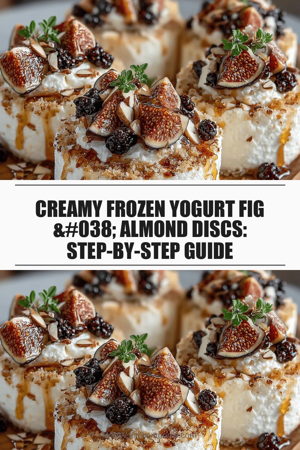 Creamy Frozen Yogurt Fig & Almond Discs: Step-by-Step Guide