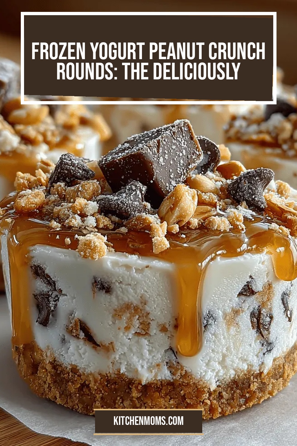 Frozen Yogurt Peanut Crunch Rounds: The Deliciously Healthy Treat