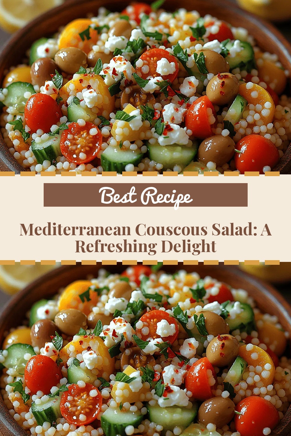 Mediterranean Couscous Salad: A Refreshing Delight
