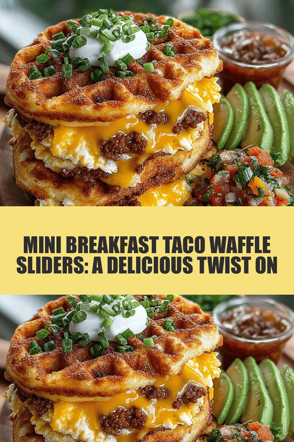 Mini Breakfast Taco Waffle Sliders: A Delicious Twist on Breakfast