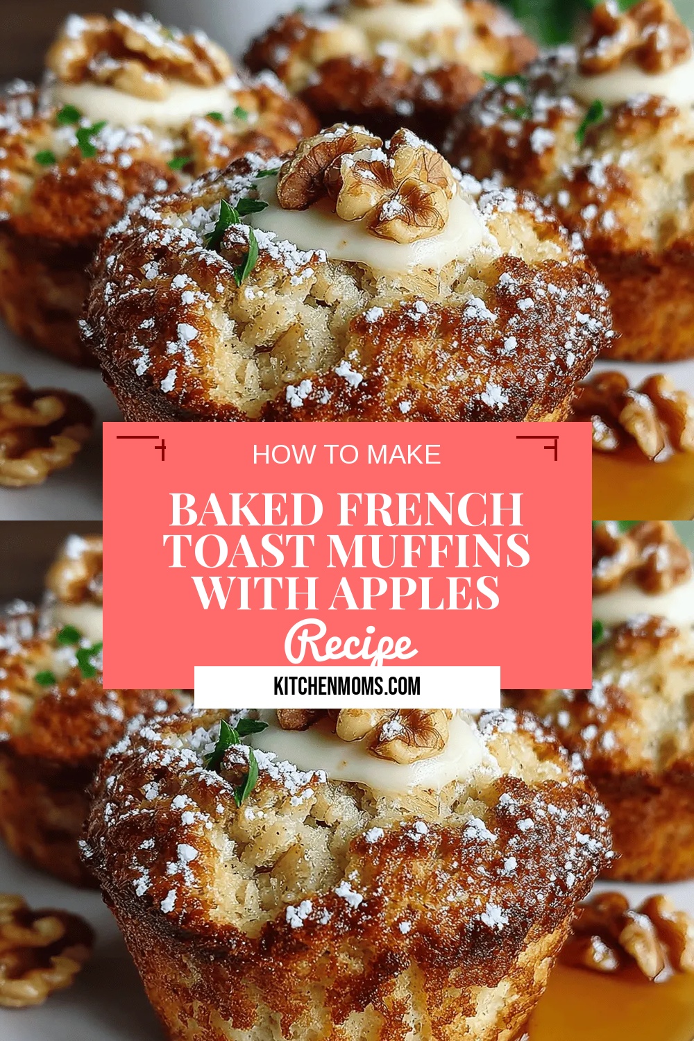 Baked French Toast Muffins with Apples