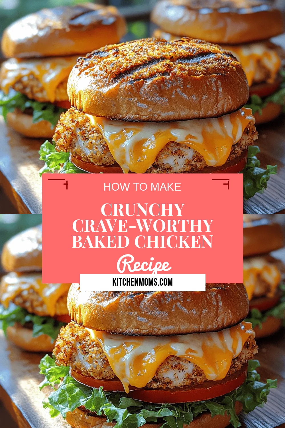 Crunchy Crave-Worthy Baked Chicken Sandwiches