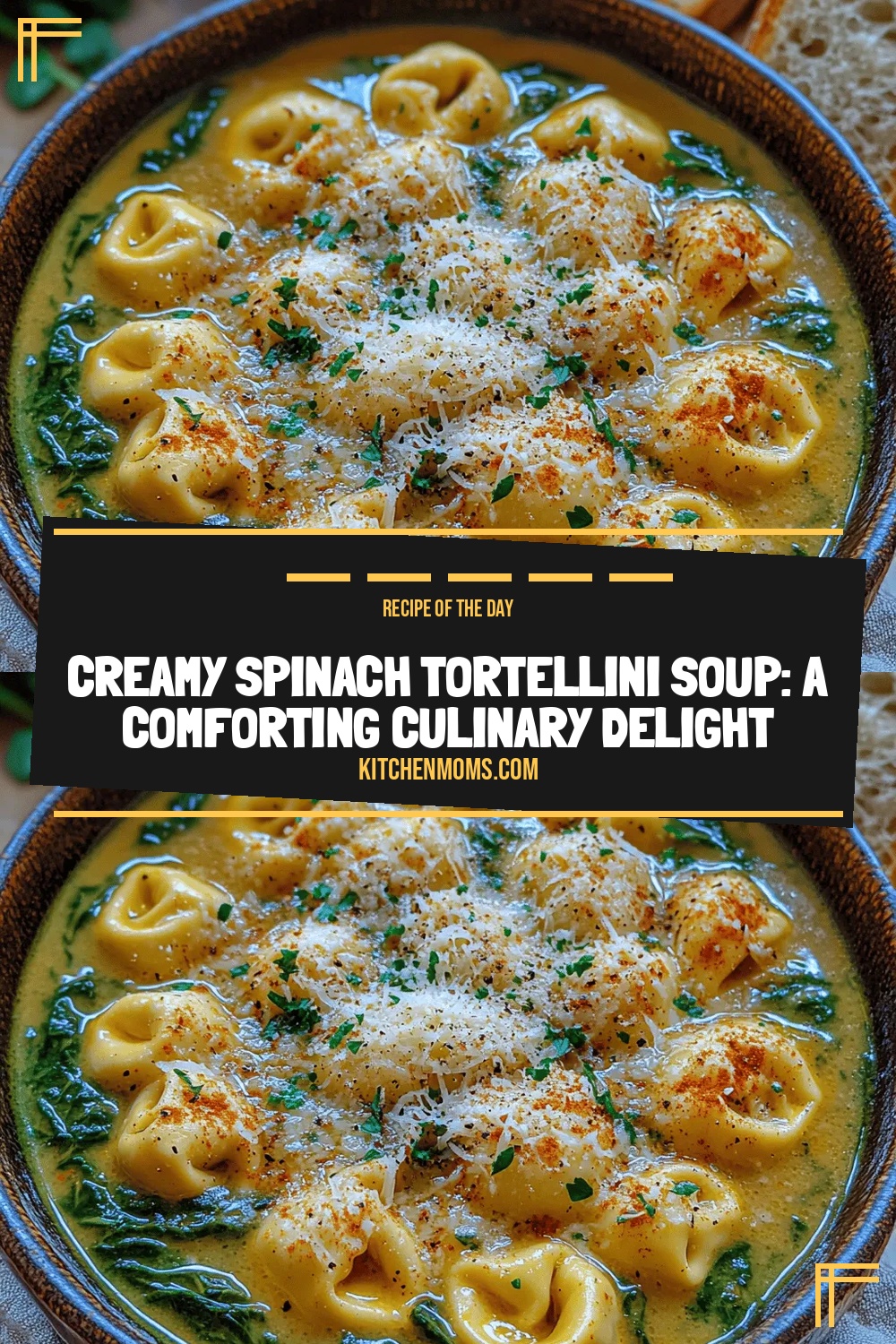 Creamy Spinach Tortellini Soup: A Comforting Culinary Delight