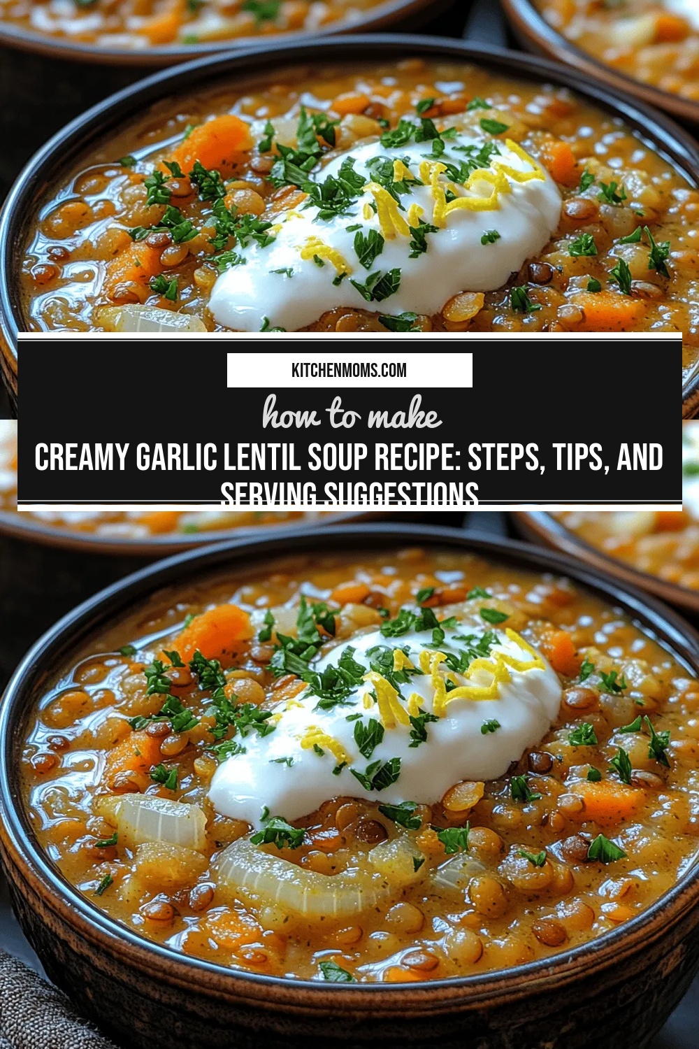 Creamy Garlic Lentil Soup Recipe: Steps, Tips, and Serving Suggestions