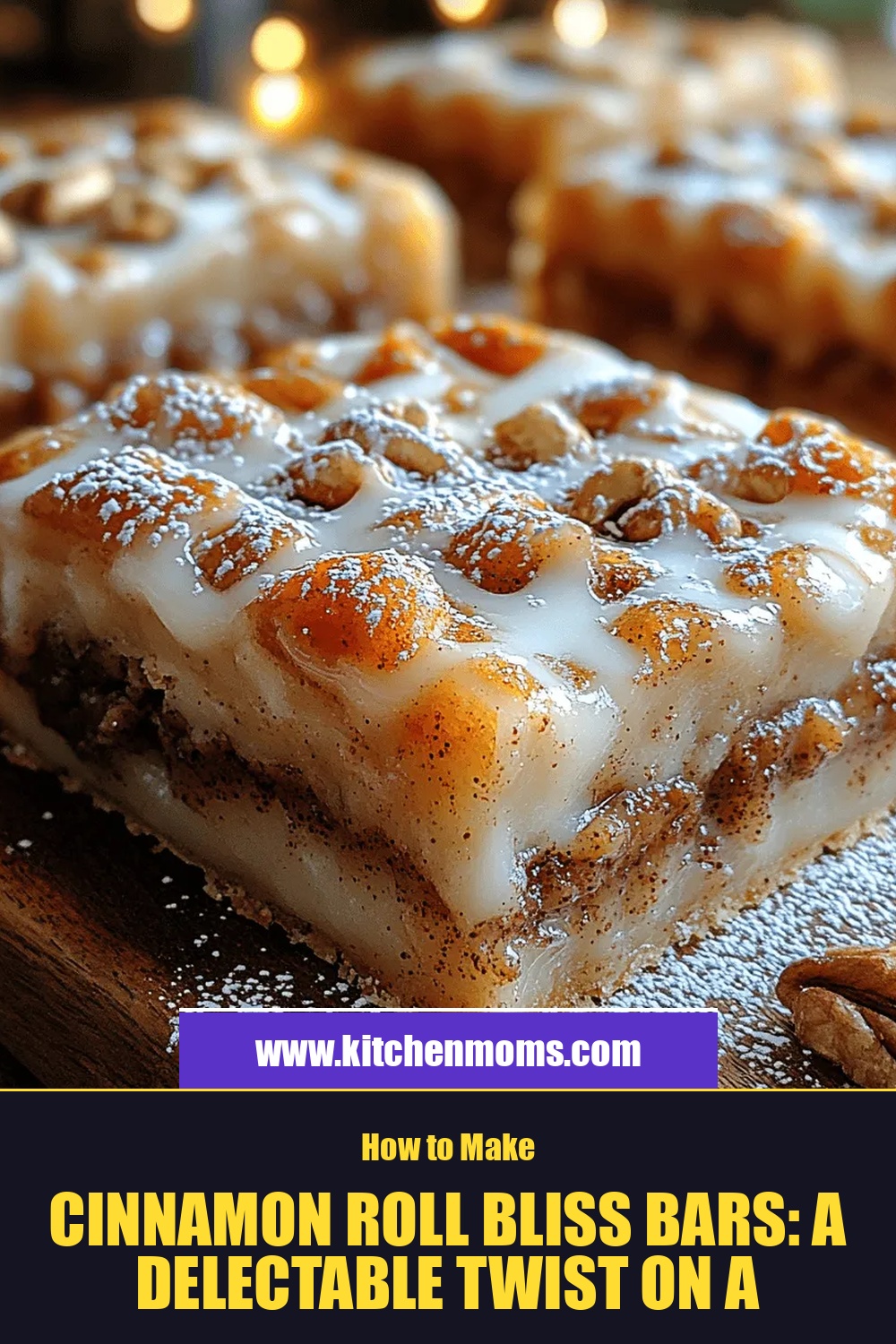 Cinnamon Roll Bliss Bars: A Delectable Twist on a Classic Favorite