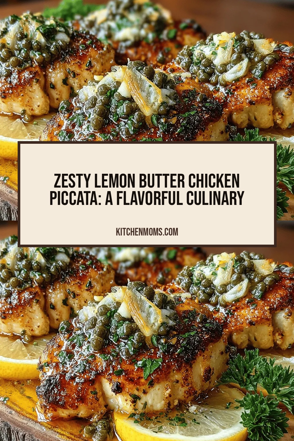 Zesty Lemon Butter Chicken Piccata: A Flavorful Culinary Experience