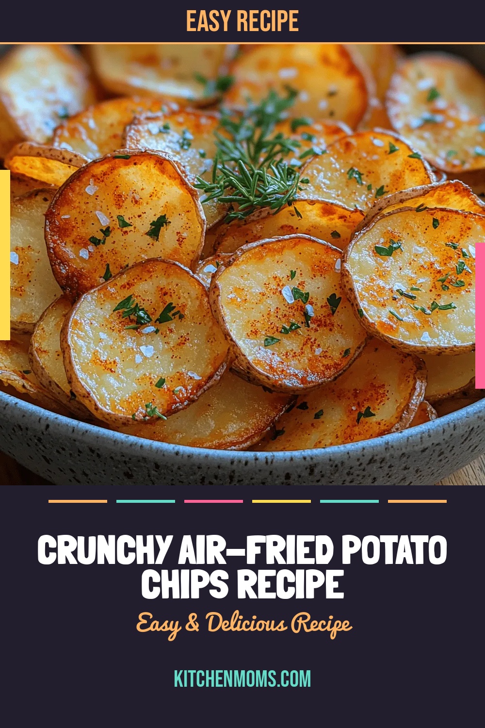 Crunchy Air-Fried Potato Chips Recipe