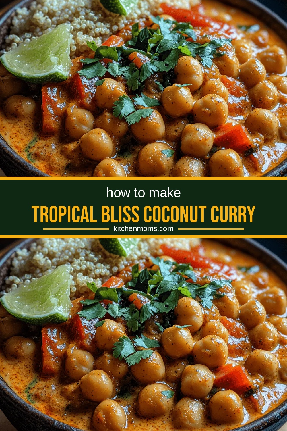 Tropical Bliss Coconut Curry Chickpea Stew: A Flavorful Journey