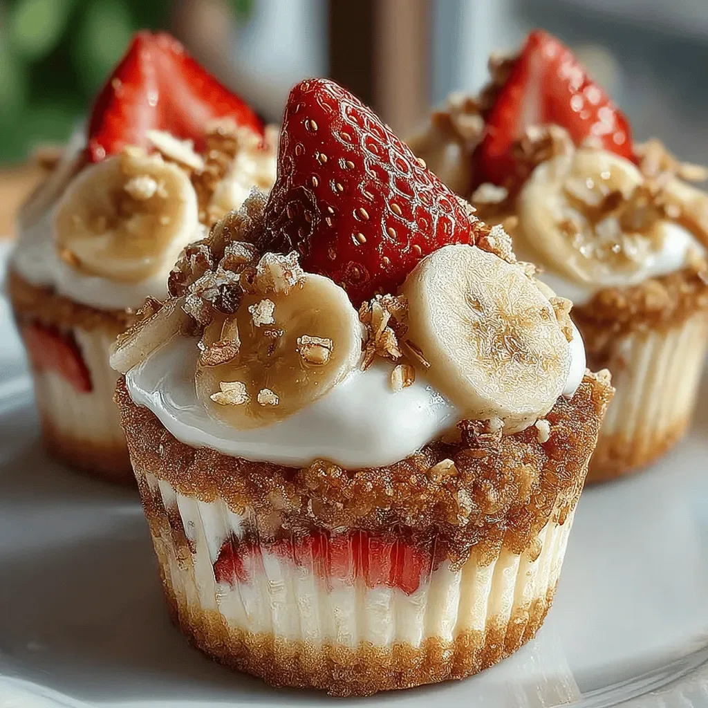 Frosty Strawberry Banana Bliss Cups Recipe