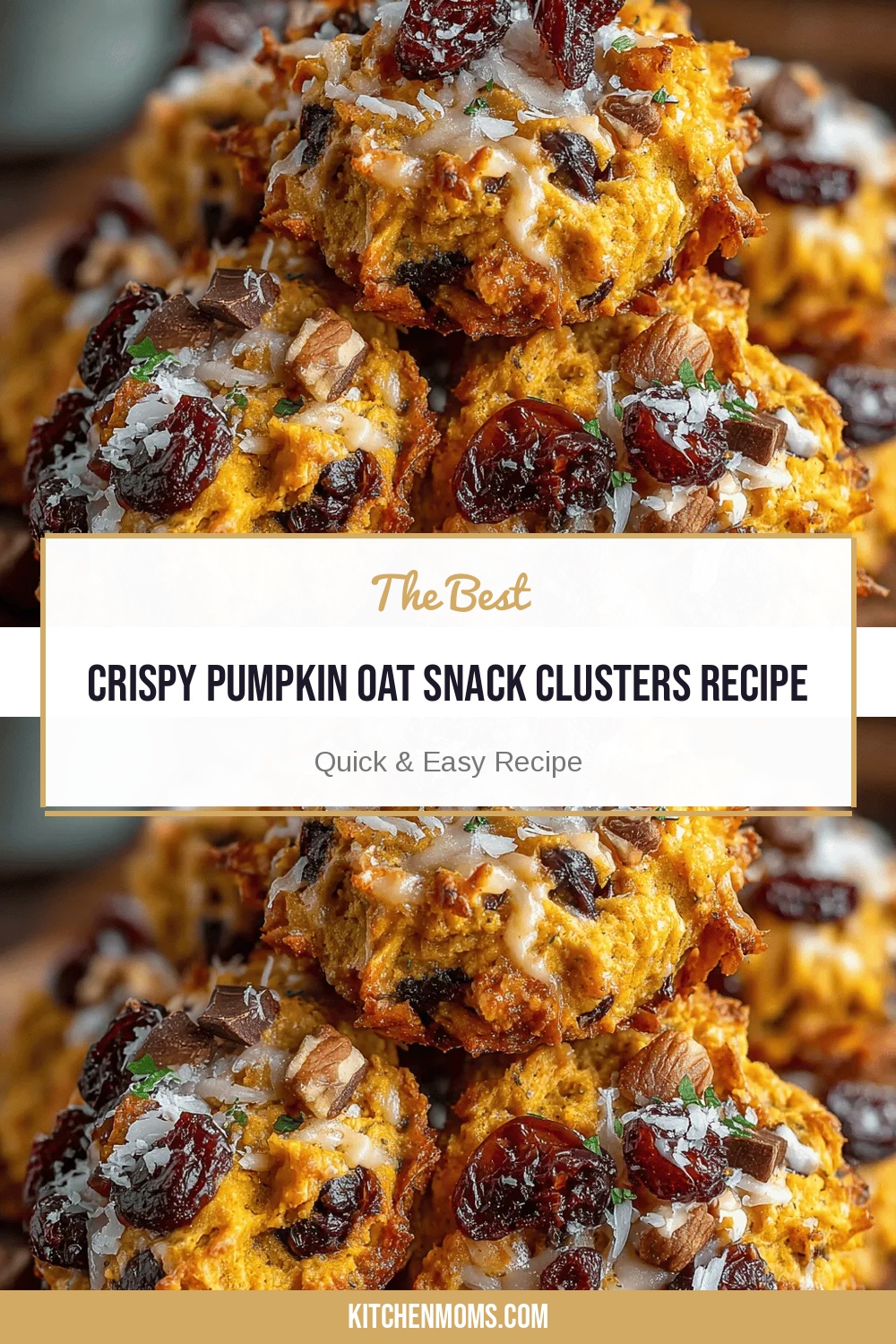 Crispy Pumpkin Oat Snack Clusters Recipe
