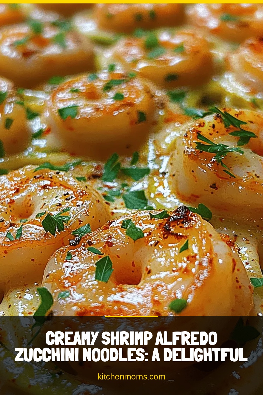 Creamy Shrimp Alfredo Zucchini Noodles: A Delightful and Healthy Twist on a Classic Dish