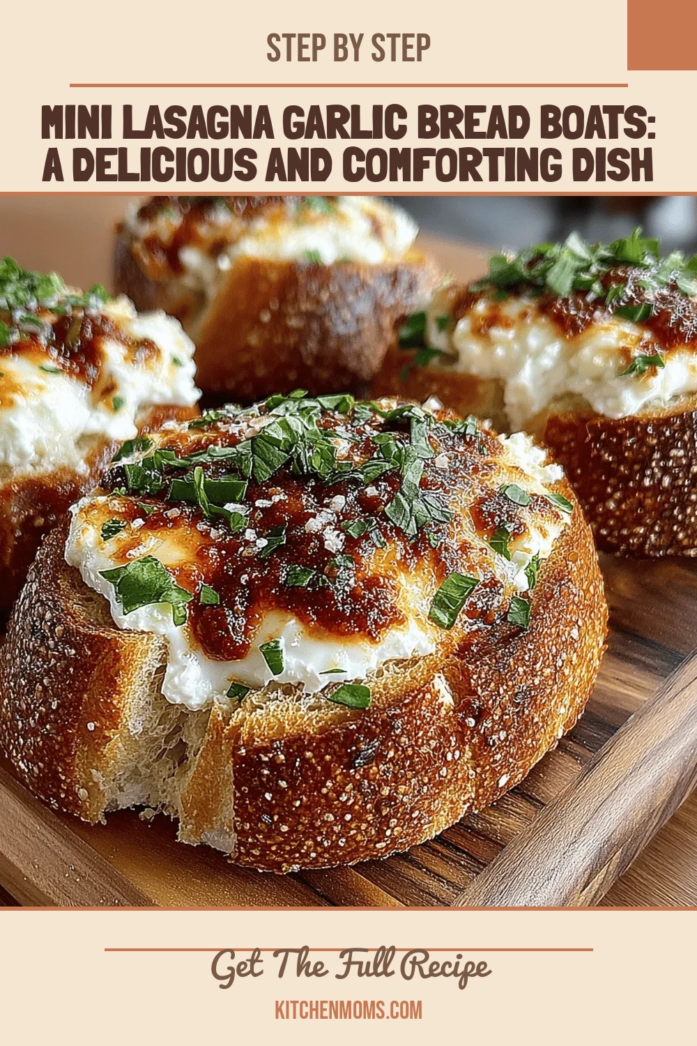 Mini Lasagna Garlic Bread Boats: A Delicious and Comforting Dish