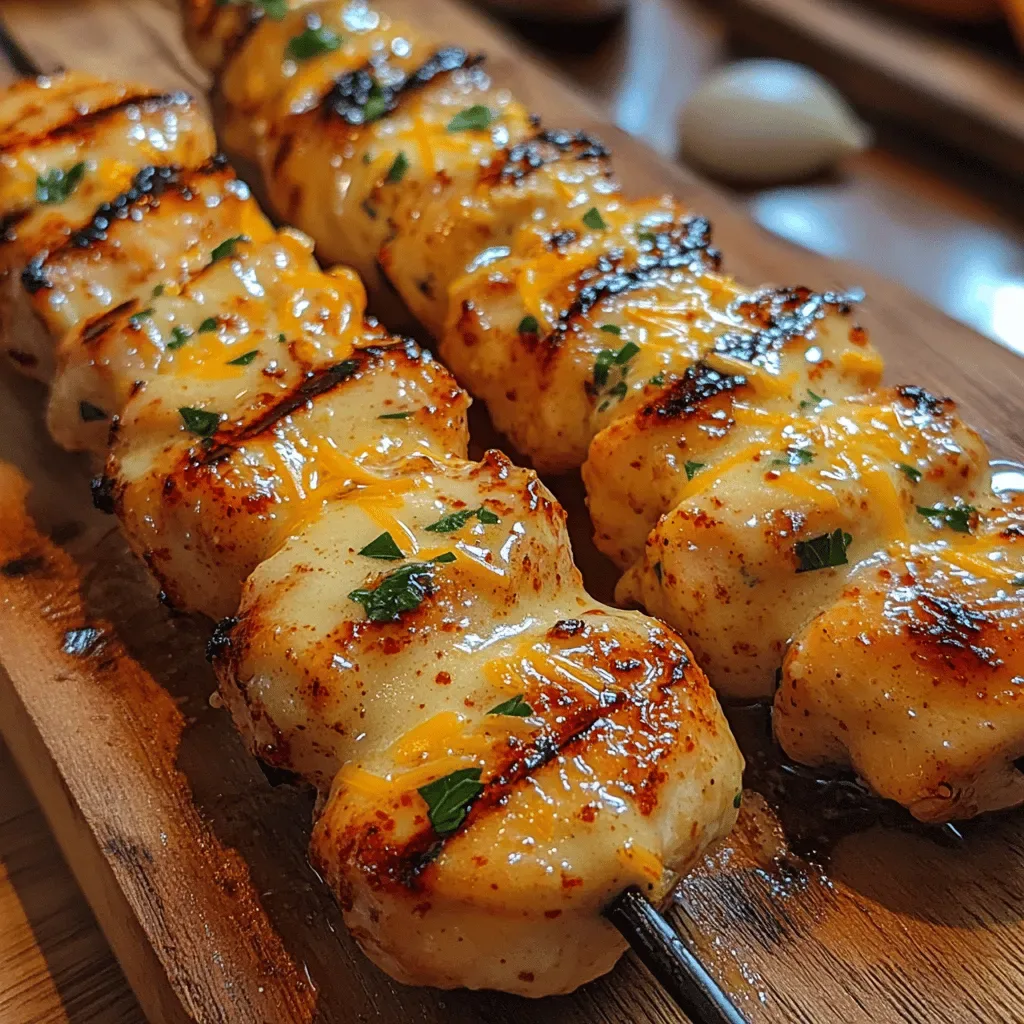 Deliciously Easy Ranch Garlic Parmesan Chicken Skewers: A Perfect Recipe for Any Occasion