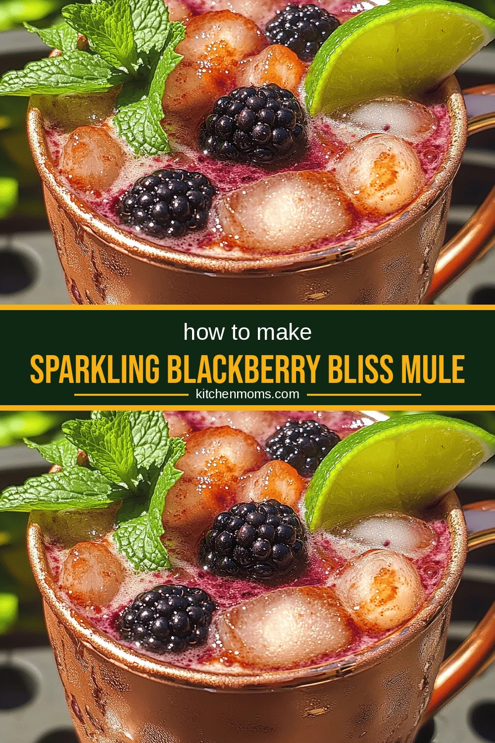 Sparkling Blackberry Bliss Mule Recipe: A Refreshing Cocktail Experience