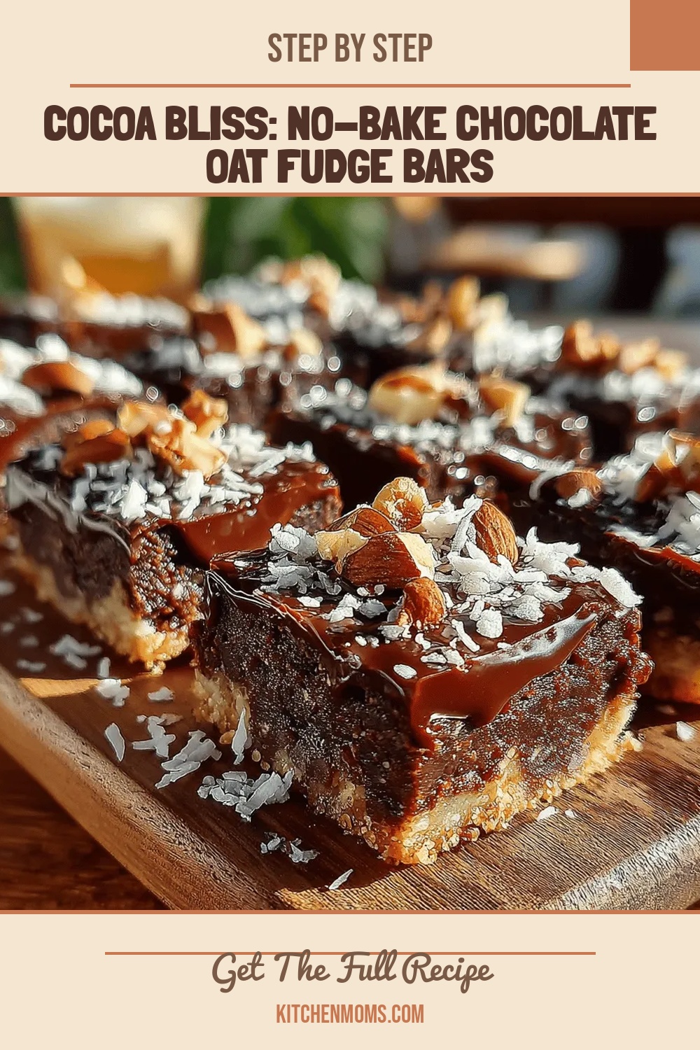 Cocoa Bliss: No-Bake Chocolate Oat Fudge Bars