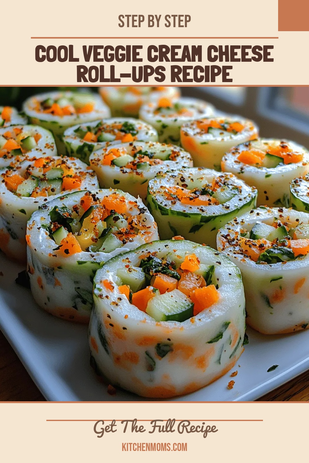Cool Veggie Cream Cheese Roll-Ups Recipe