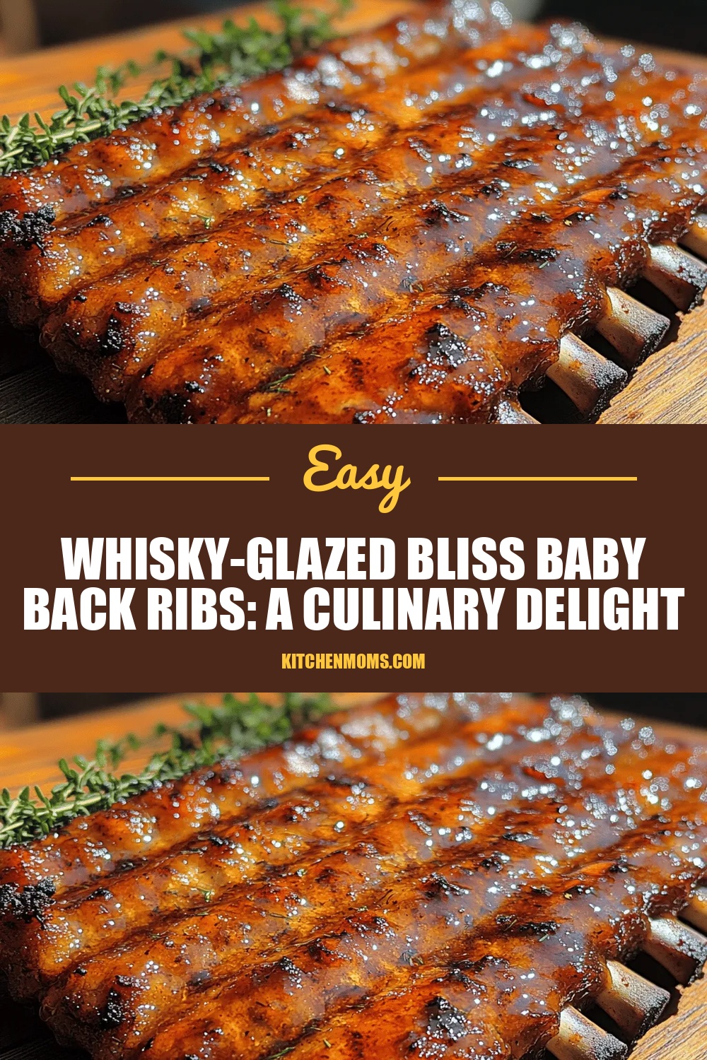 Whisky-Glazed Bliss Baby Back Ribs: A Culinary Delight