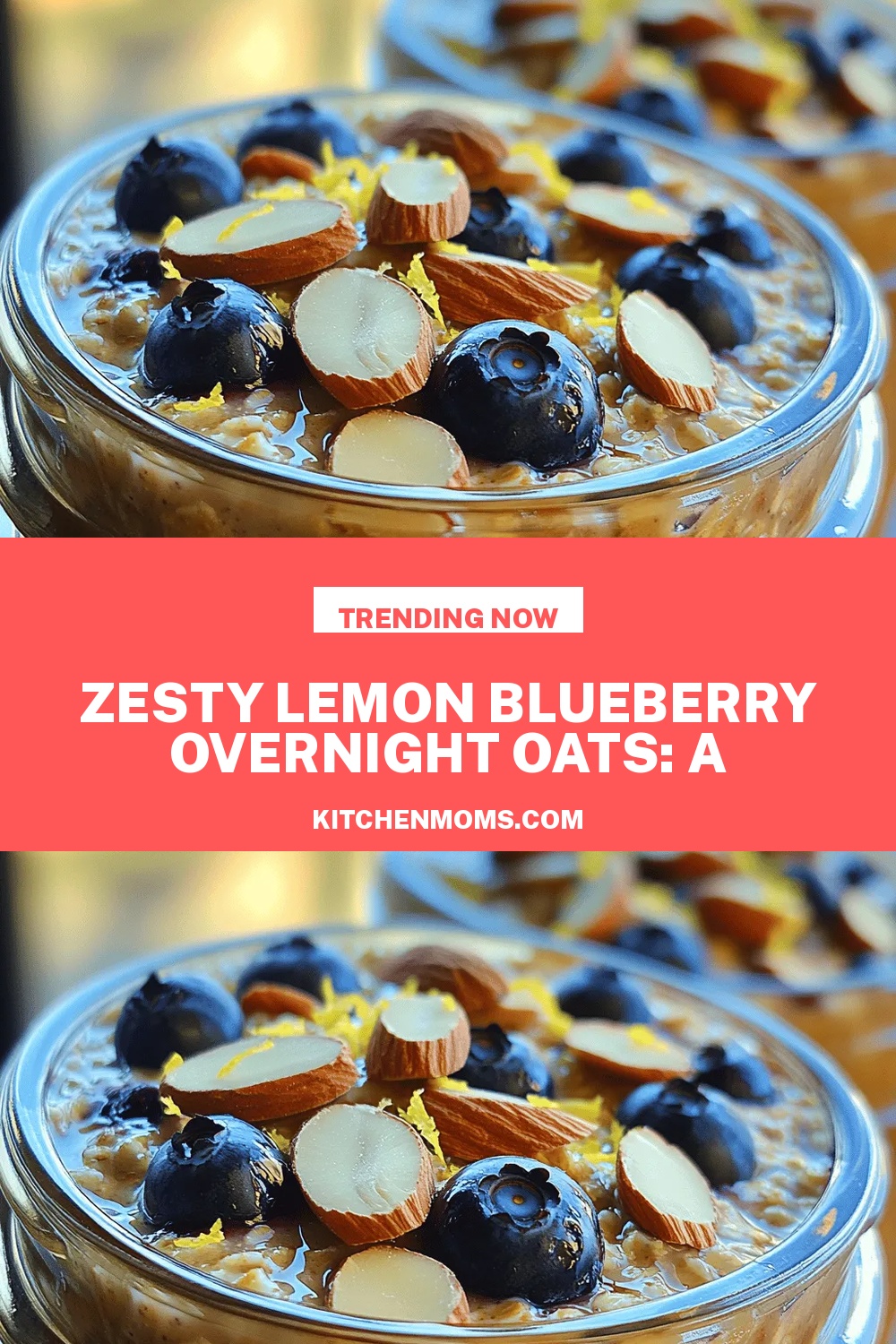 Zesty Lemon Blueberry Overnight Oats: A Delicious and Nutritious Start to Your Day