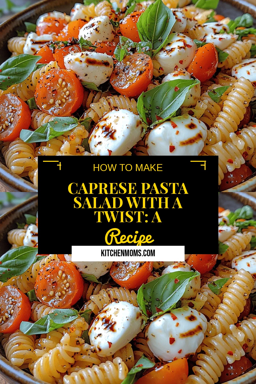 Caprese Pasta Salad with a Twist: A Refreshing Summer Delight