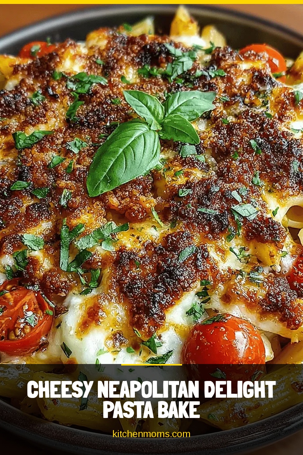 Cheesy Neapolitan Delight Pasta Bake