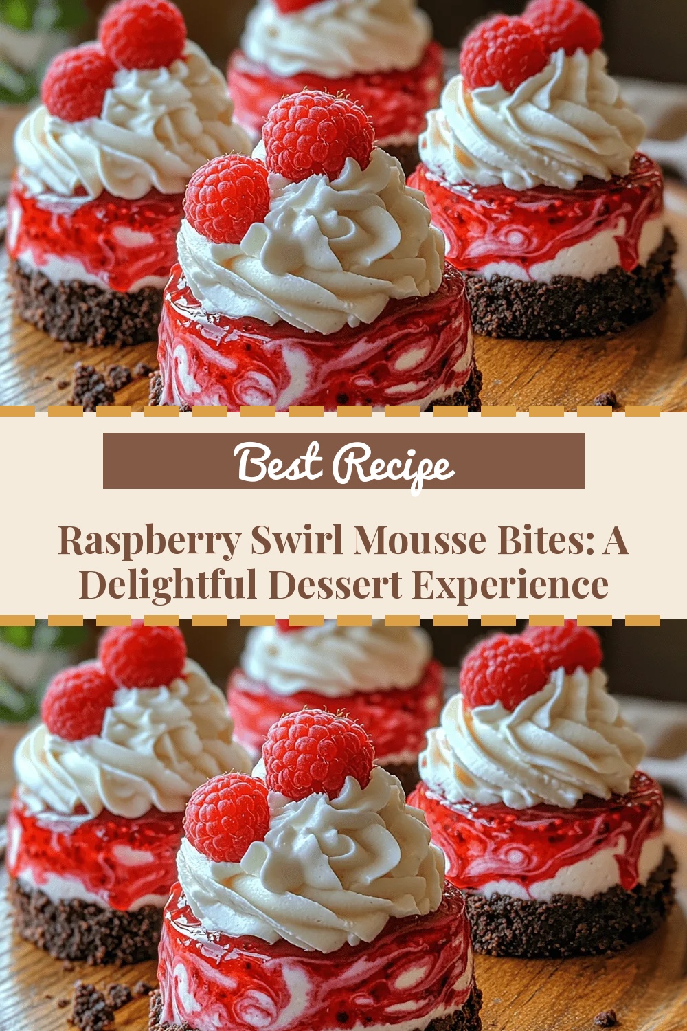 Raspberry Swirl Mousse Bites: A Delightful Dessert Experience