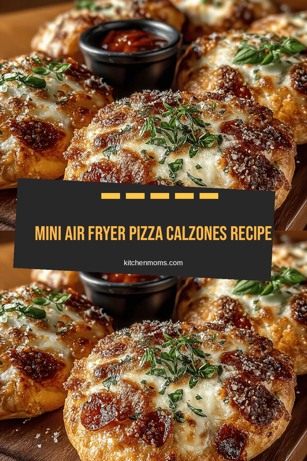 Mini Air Fryer Pizza Calzones Recipe