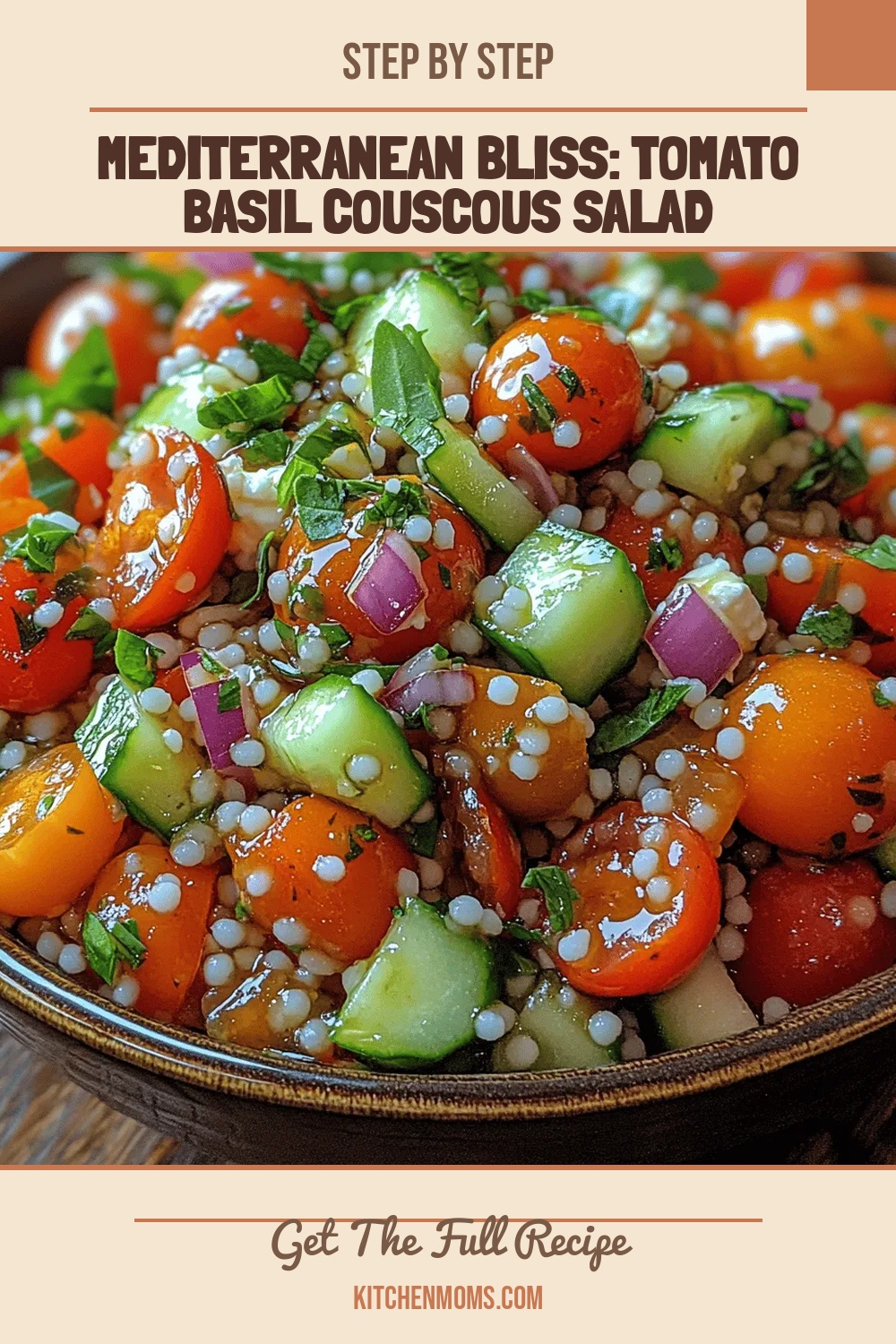 Mediterranean Bliss: Tomato Basil Couscous Salad