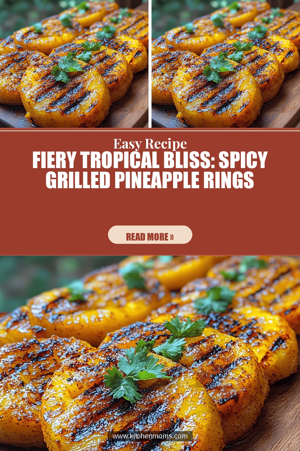 Fiery Tropical Bliss: Spicy Grilled Pineapple Rings