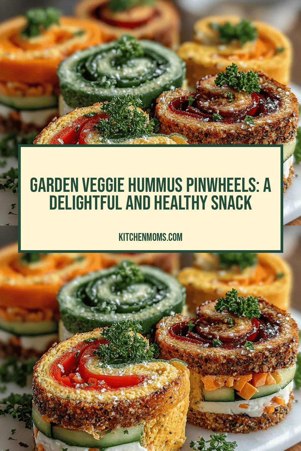 Garden Veggie Hummus Pinwheels: A Delightful and Healthy Snack
