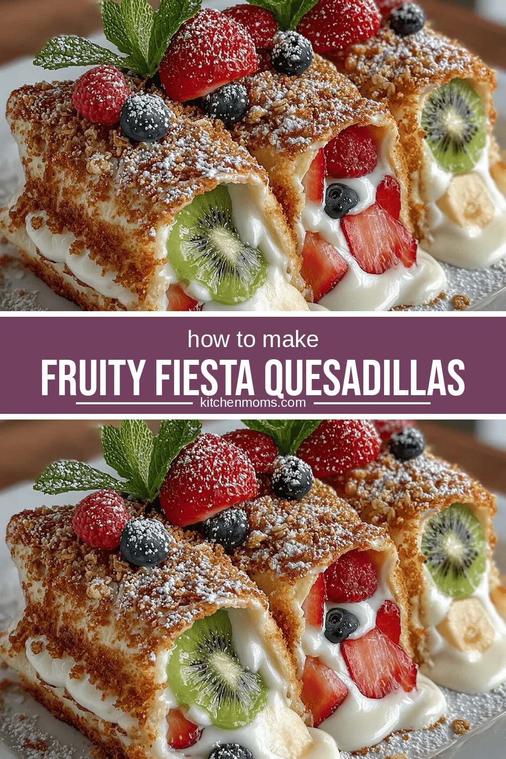 Fruity Fiesta Quesadillas