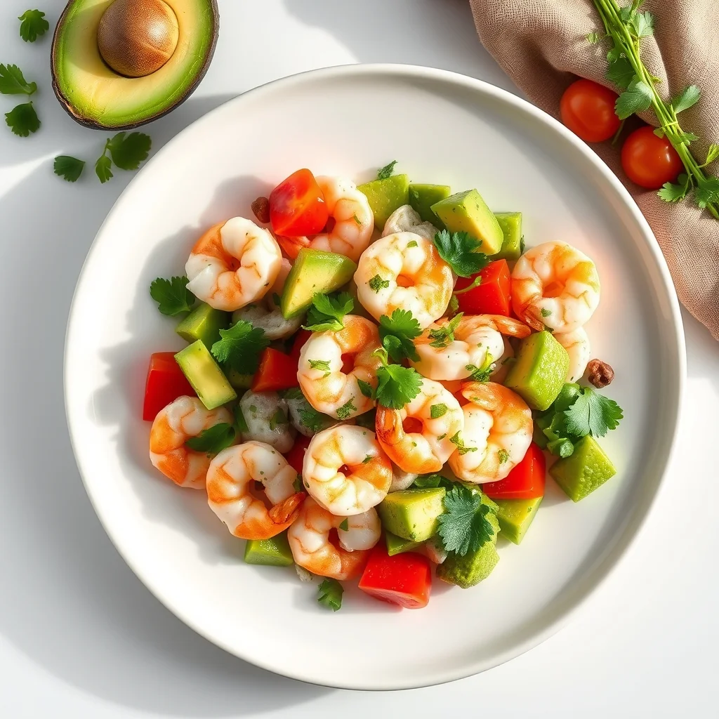 Shrimp Avocado Fiesta Salad: A Fresh and Flavorful Delight
