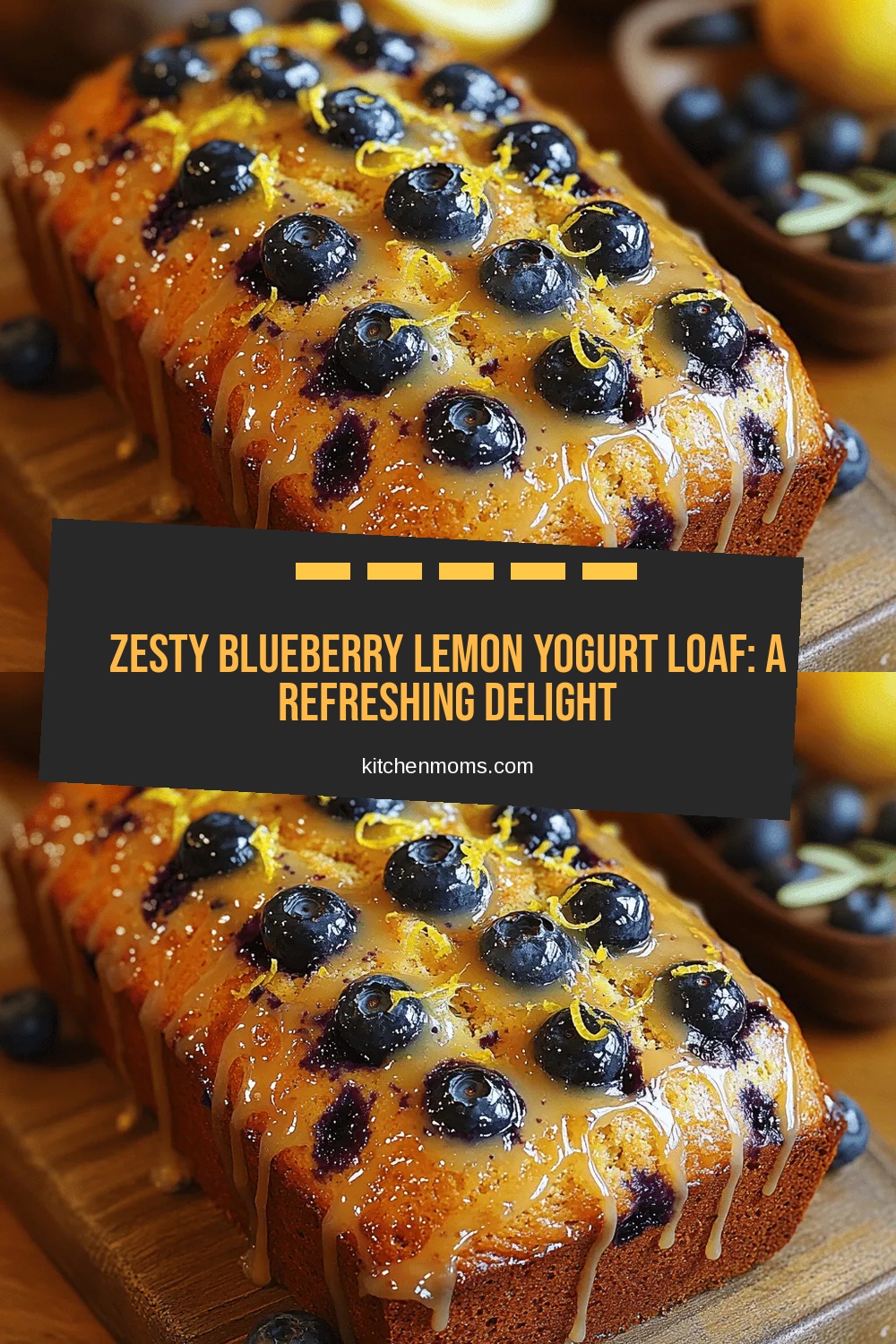 Zesty Blueberry Lemon Yogurt Loaf: A Refreshing Delight