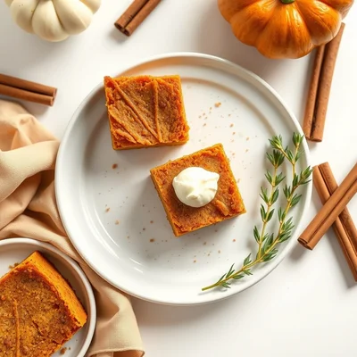 Pumpkin Cinnamon Bars Deluxe