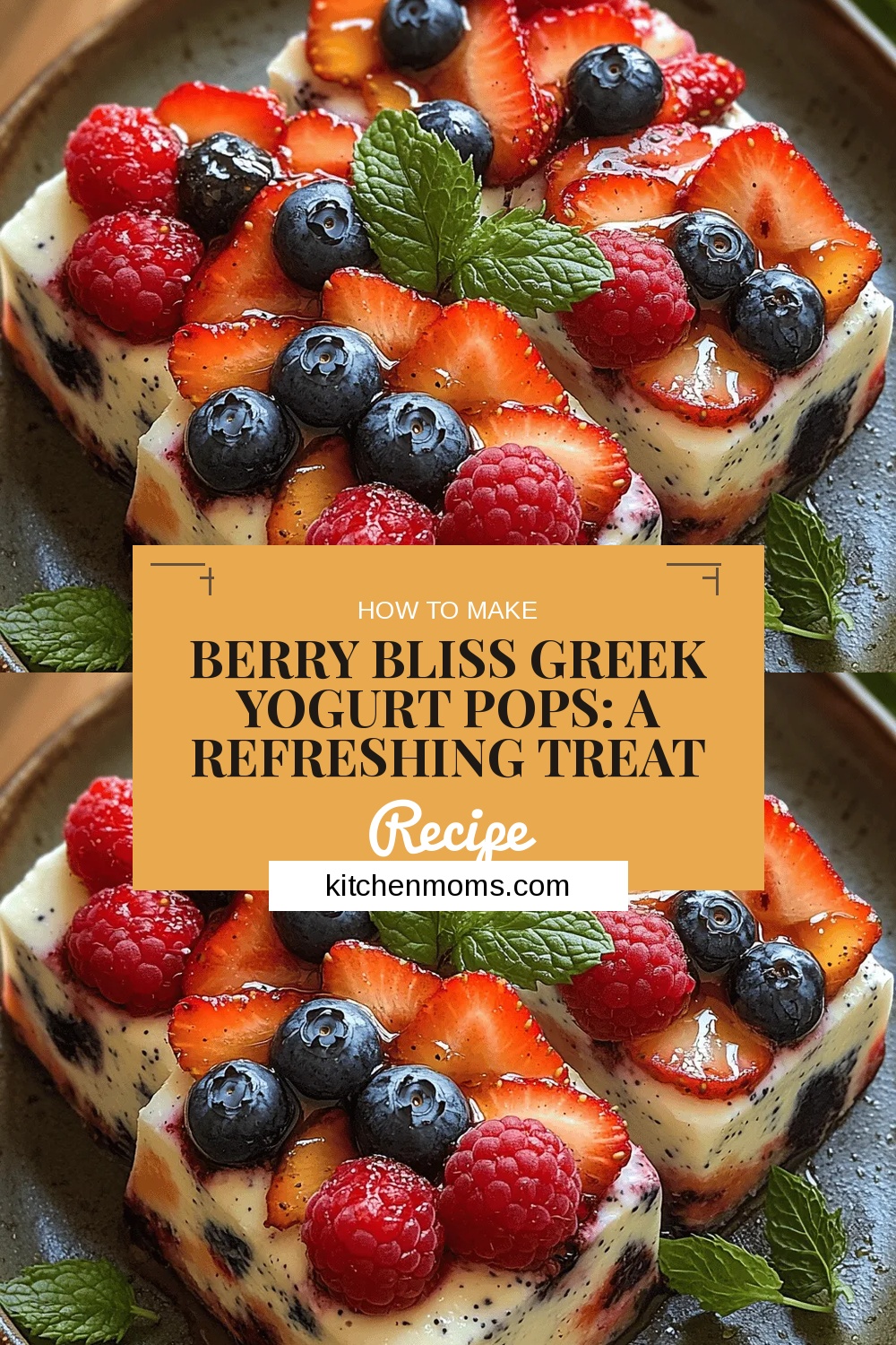 Berry Bliss Greek Yogurt Pops: A Refreshing Treat for Summer