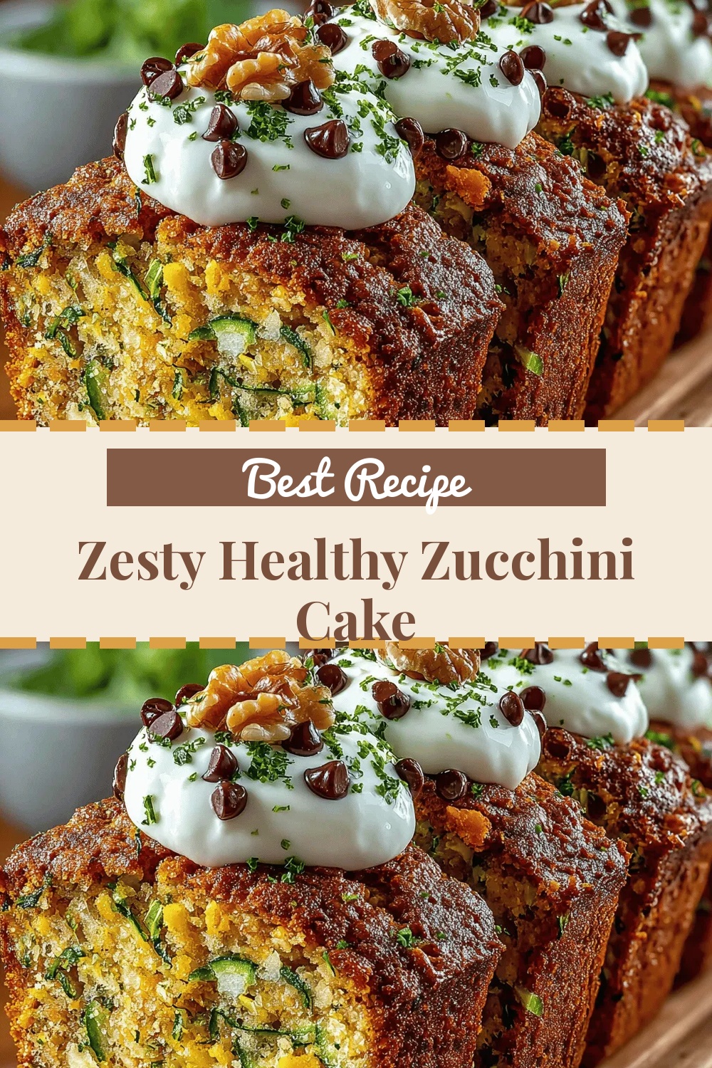 Zesty Healthy Zucchini Cake