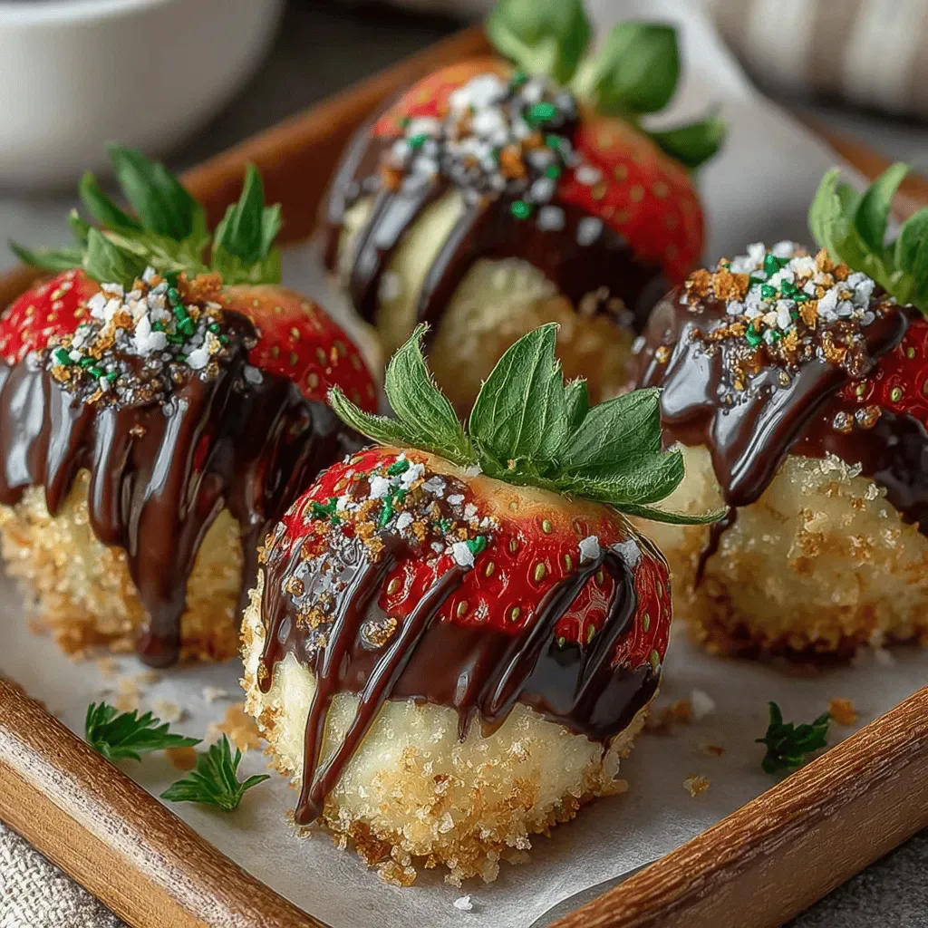 Decadent Frozen Chocolate Strawberry Yogurt Truffles