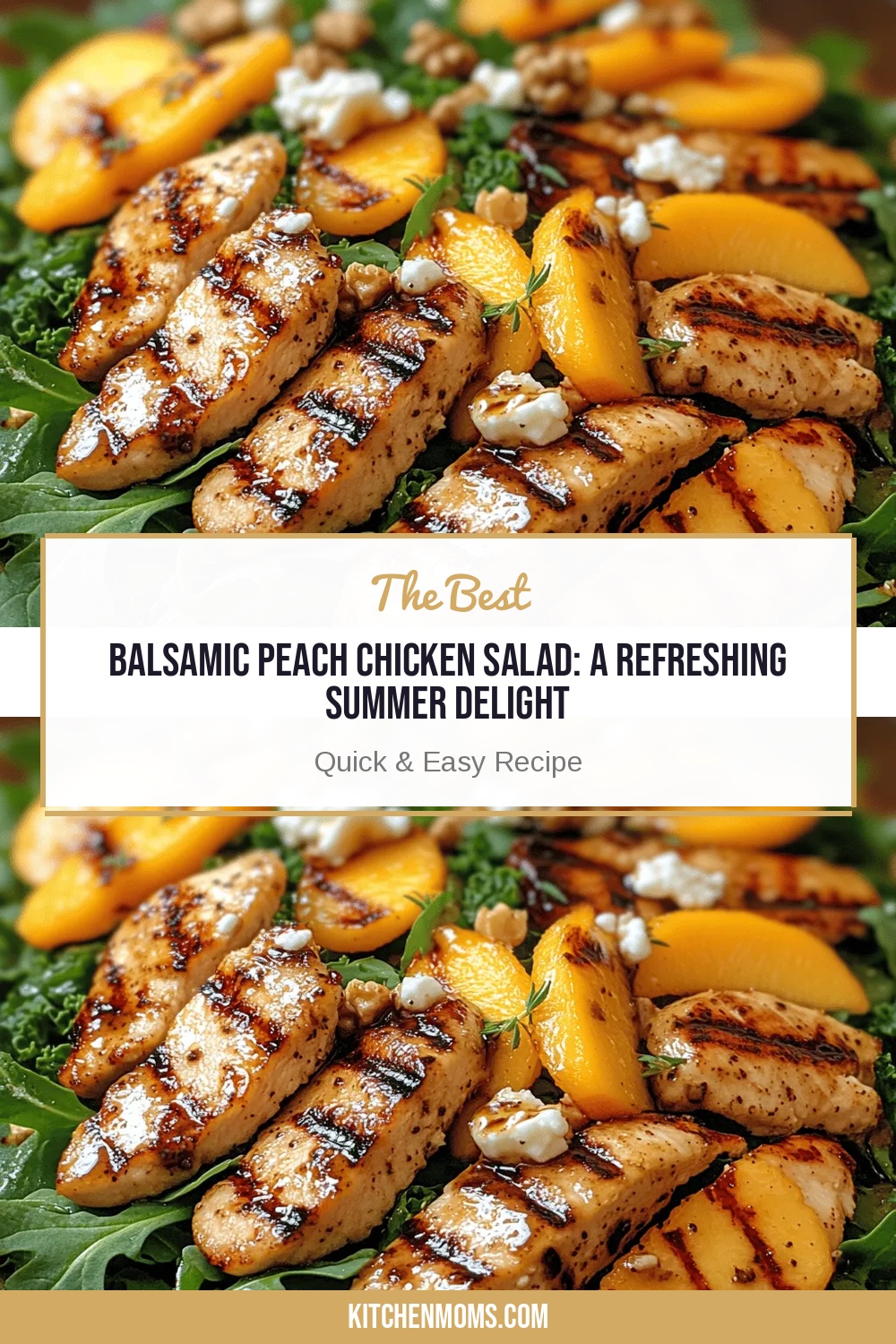 Balsamic Peach Chicken Salad: A Refreshing Summer Delight