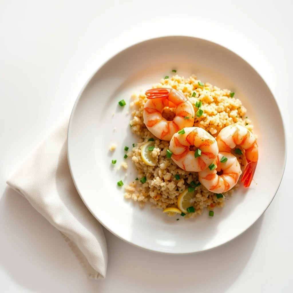 Zesty Lemon Garlic Shrimp with Quinoa